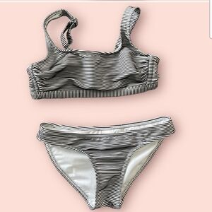 Xhilaration Black and White Bikini